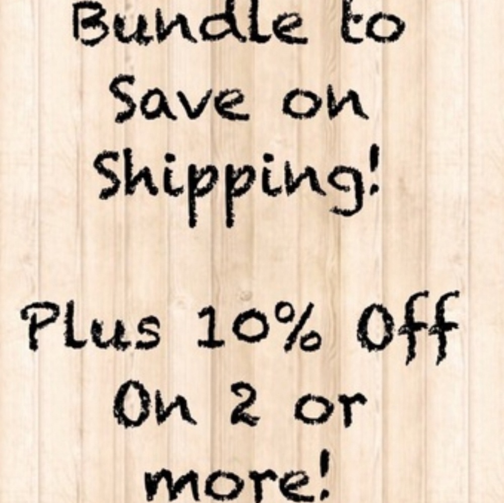Bundle and SAVE on shipping 🤑